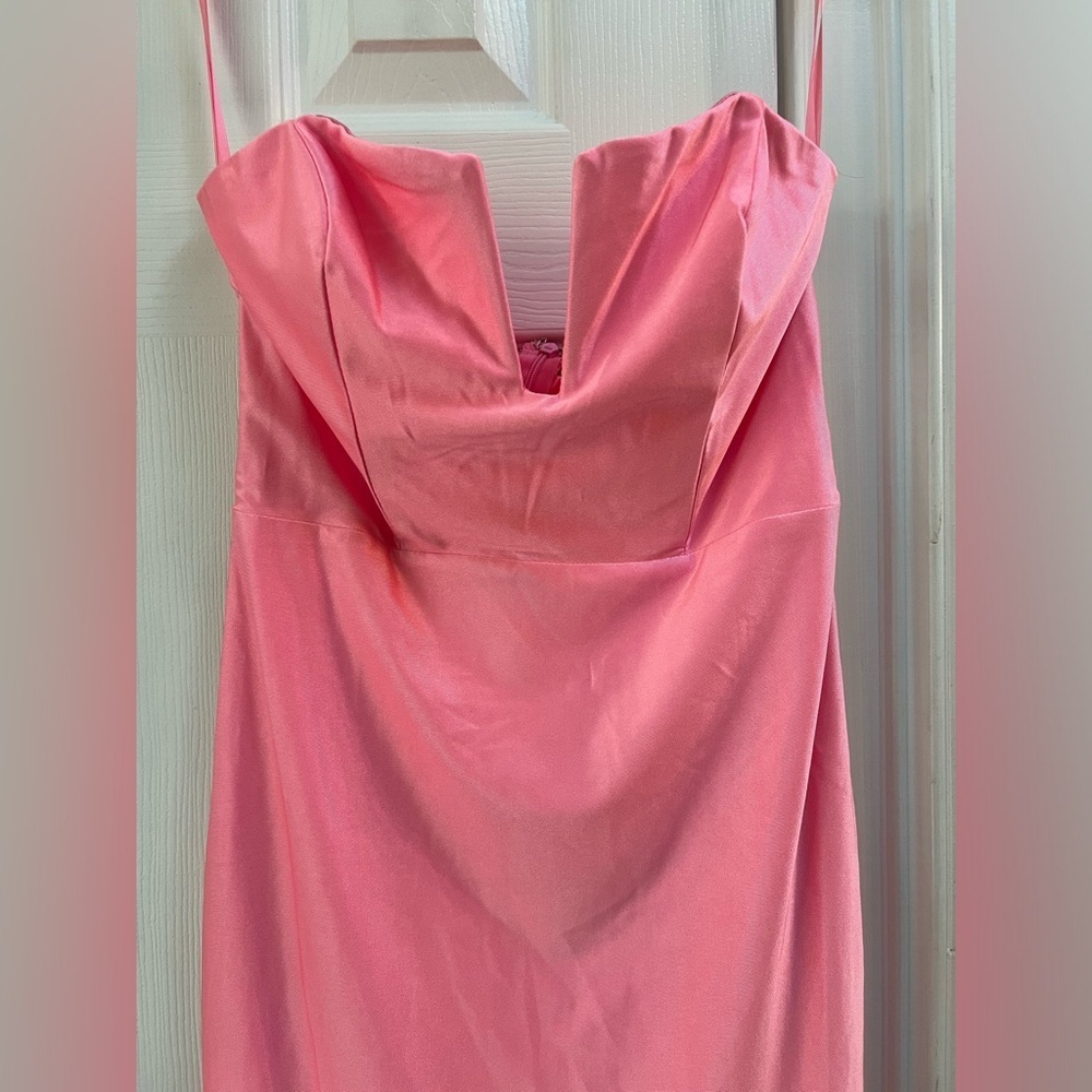 Here comes the sun LET'S DANCE MIDI DRESS PINK size M - Picture 6 of 9